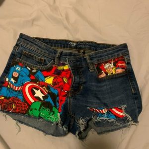 Avengers jean gap shorts